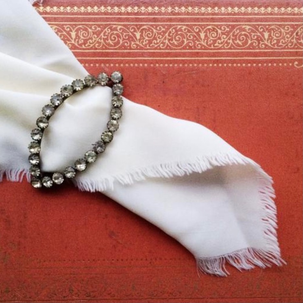 Edwardian Belt Slide Bridal Hair Statement Jewelry